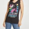 Best Sale 🔔 Chaser Jimi Hendrix Live 1969 Tank in Vintage Black for 👩 women ❤️