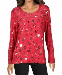 Buy 🥰 Chaser 👩 Womens Holiday Pull On 🎅 Christmas Top 💯
