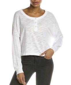 Cheapest 🔔 Chaser Slub Jersey Shirred Top for 👩 women 🧨