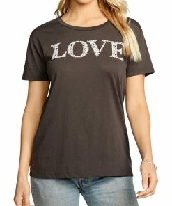 Best Pirce 🎉 Chaser 👩 Womens Glitter Graphic Slogan T-Shirt 😉