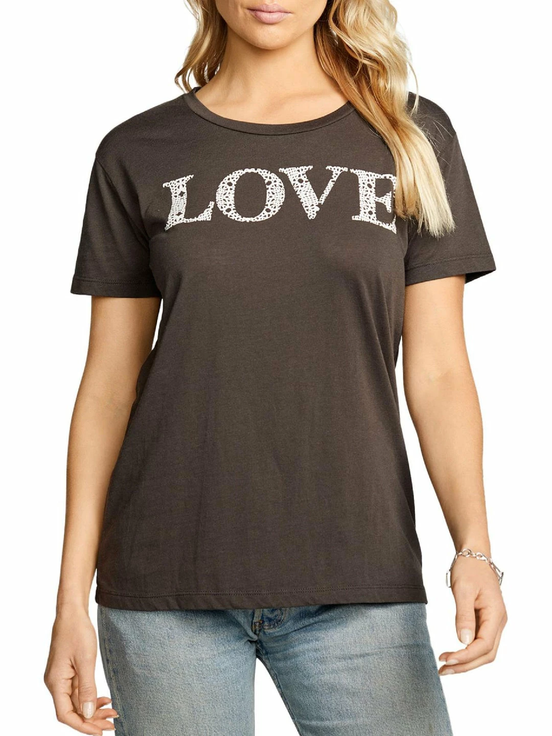 Best Pirce ๐ Chaser ๐ฉ Womens Glitter Graphic Slogan T-Shirt ๐