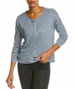 Coupon 🌟 Chaser Slub Jersey Henley for 👩 women 🥰