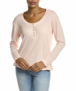 Best deal 😀 Chaser Heritage Waffle Henley for 👩 women 😉