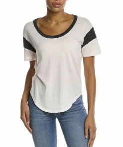 Best reviews of 🛒 Chaser Colorblocked Shoulder T-Shirt for 👩 women 💯