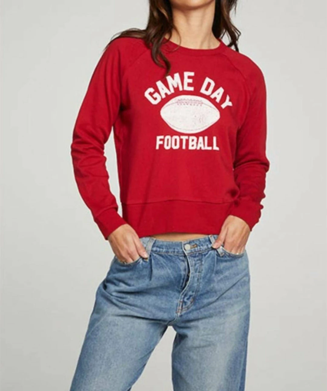 Best reviews of โค๏ธ Chaser Game Day Fleece Pullover in Red/White for ๐ฉ women ๐