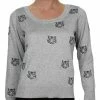 Cheap 🎁 Chaser 👩 Womens Cashmere Blend Embroidered Pullover Sweater 🤩