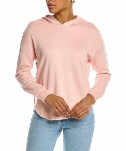 Deals 🎉 Chaser French Terry 👕 Shirttail Linen-Blend Hoodie for 👩 women ⭐