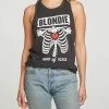 Best Sale 👏 Chaser Blondie Hog Ribcage Tank in Black for 👩 women ⭐