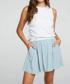 Discount 🎁 Chaser Cloth Twirl 👗 Skirt in Coastal for 👩 women 🥰