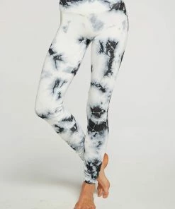 Best reviews of 𧨠Chaser Lounge Knit Shirred Legging in Grey/Black Tie-Dye for π© women π