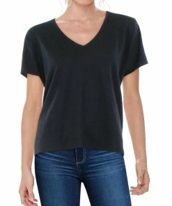 Cheap 😀 Chaser 👩 Womens Linen Striped Pullover Top 🔥