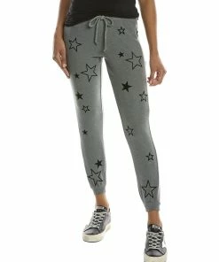 Flash Sale 🤩 Chaser Velvet Stars Cuffed Drawstring Jogger for 👩 women 😉