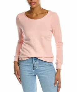 Flash Sale ⌛ Chaser French Terry Cross Back Linen-Blend Pullover for 👩 women 🥰