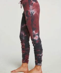Best deal 🤩 Chaser Rpet Love Rib Shirred Jogger/Blackberry Tie Dye In Blackberry Tie Dye for 👩 women 🧨